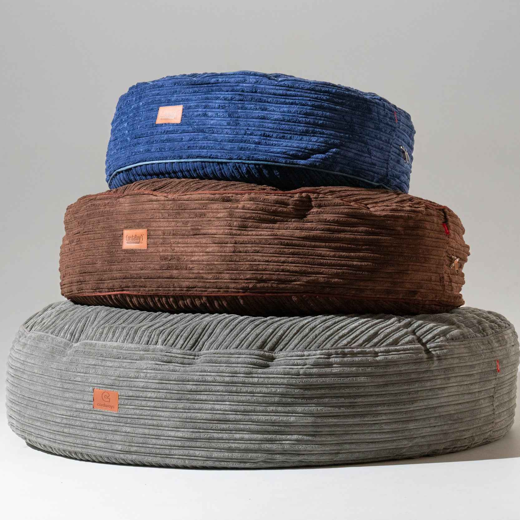 CordaRoys 40-Inch Waterproof Terry Corduroy Dog Bed