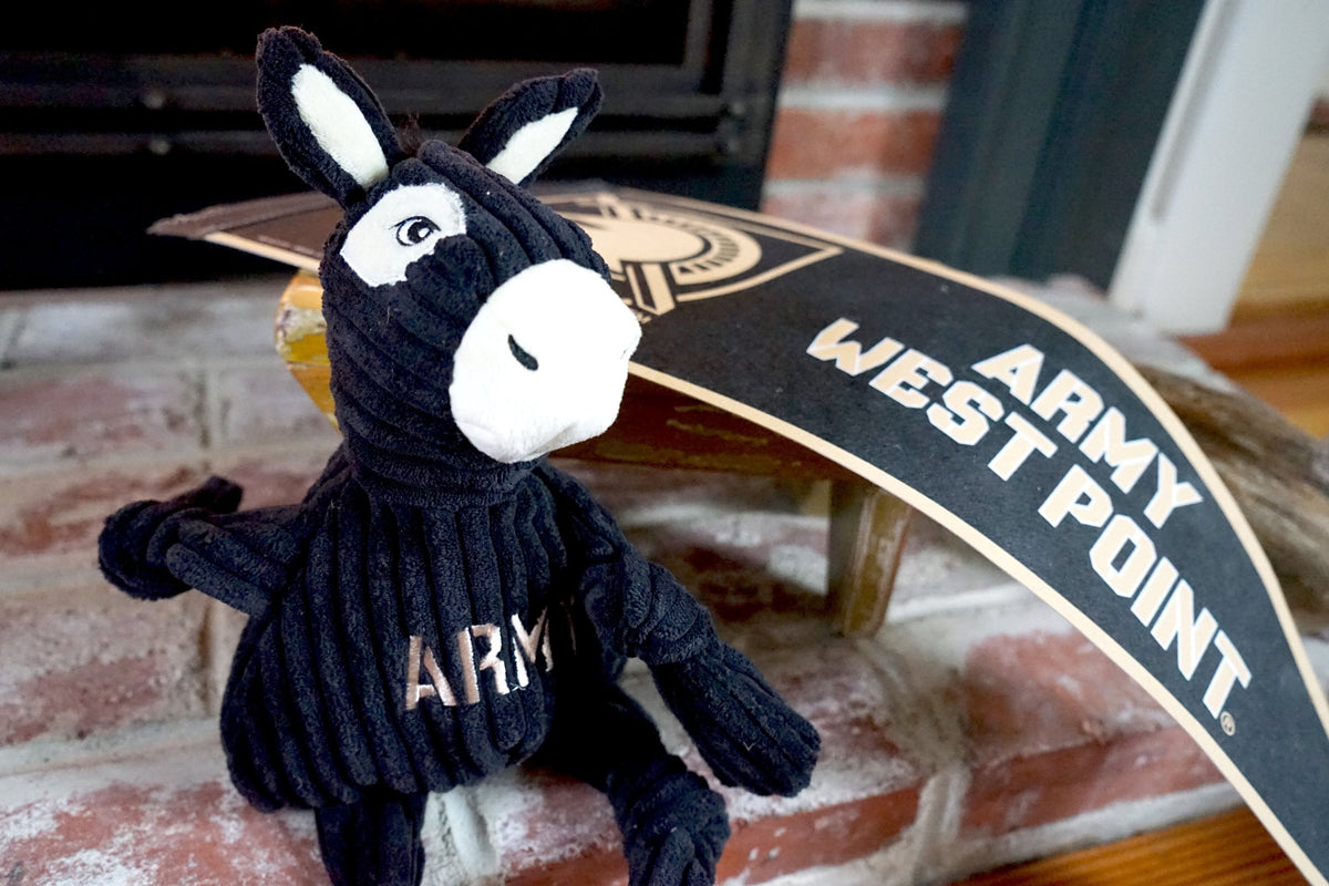 NCAA U.S. Military Academy, Army Mule Knottie Plush Dog Toy | HT Animal Supply
