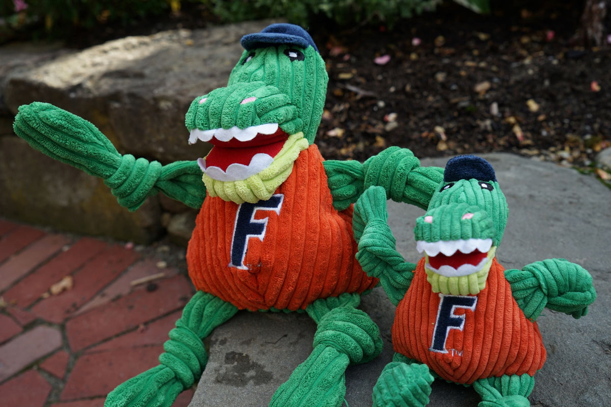 NCAA University of Florida - Albert Gator Knottie Plush Dog Toy