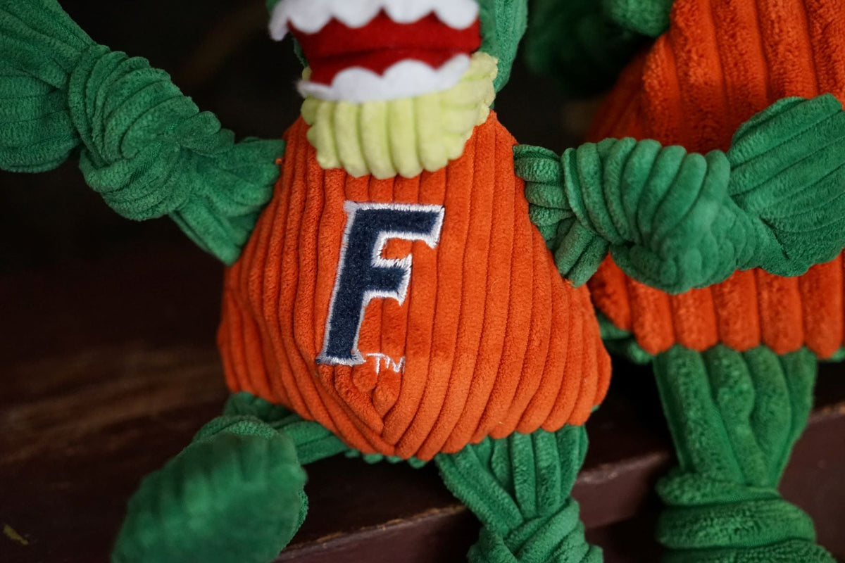 NCAA University of Florida - Albert Gator Knottie Plush Dog Toy