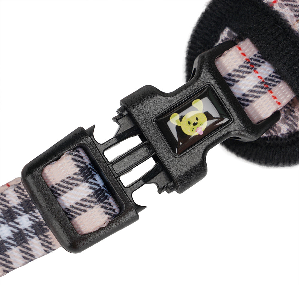 EcoBark – Beige Plaid Max Comfort Dog Harness