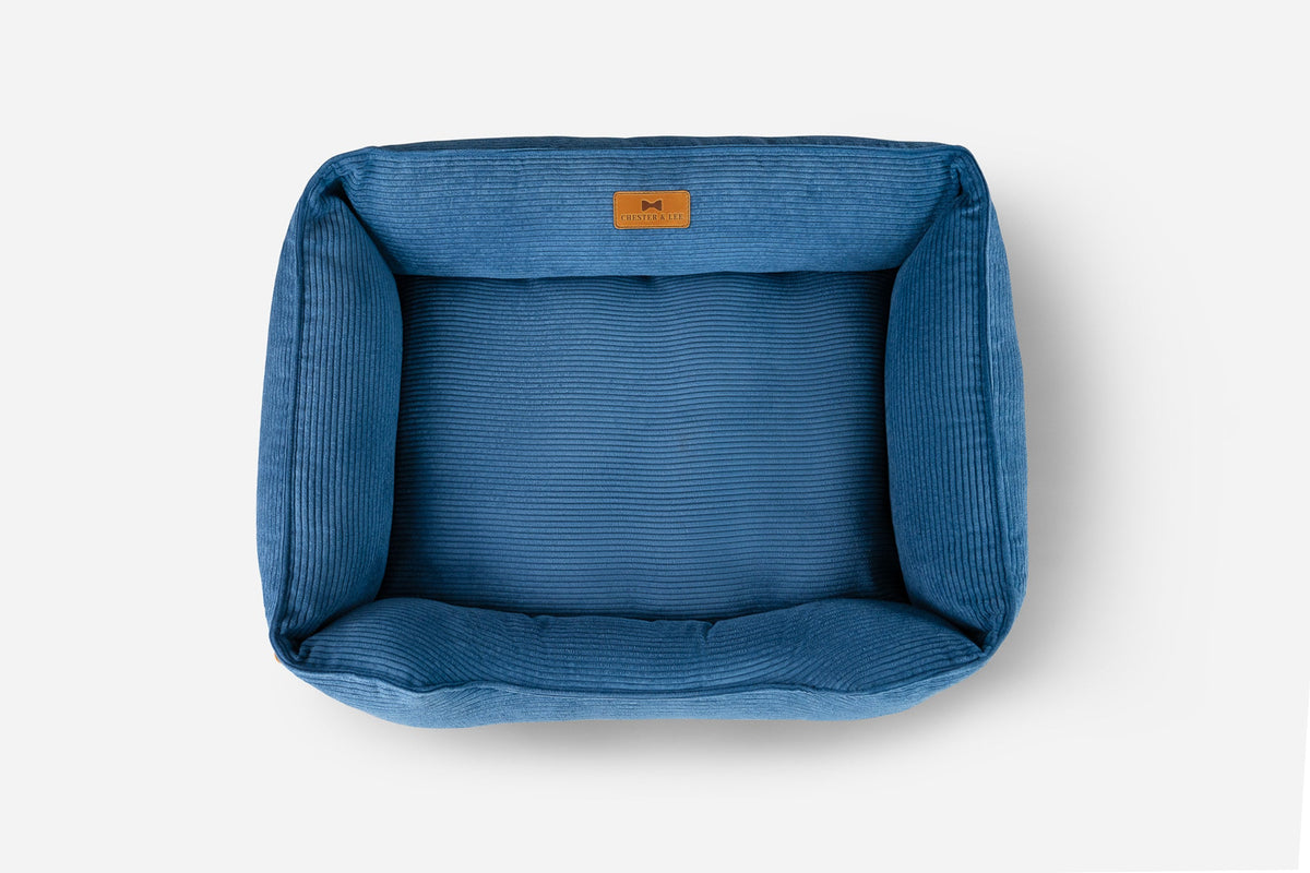 Chester & Lee | Fancy Corduroy Sleeper Dog Bed | HT Animal Supply