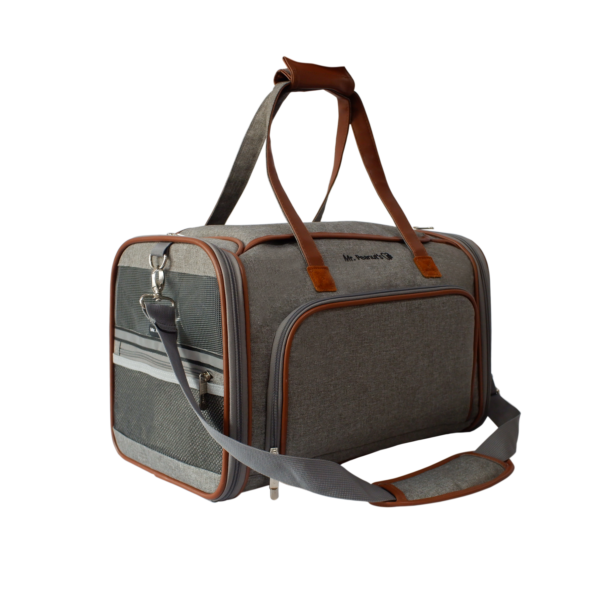 Mr. Peanuts Gold Series Standard Size Airline Compliant Double Expandable Pet Carrier
