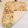 Beige Rabbit & Cream Crocodile Travel Bed/Blanket