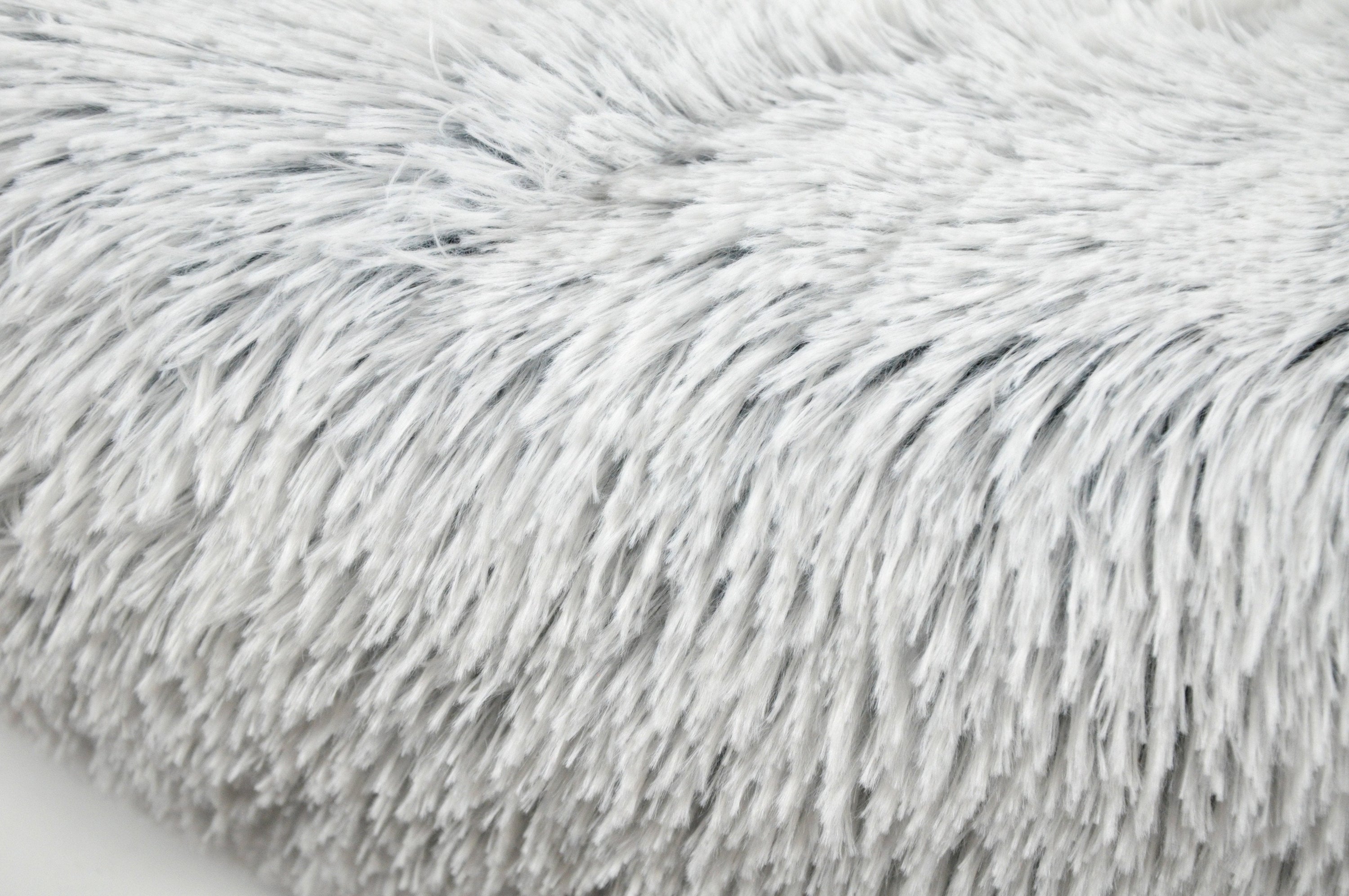 Mr. Peanuts 28" OrthoPlush® Pet Bed - Snowflake White Two Tone