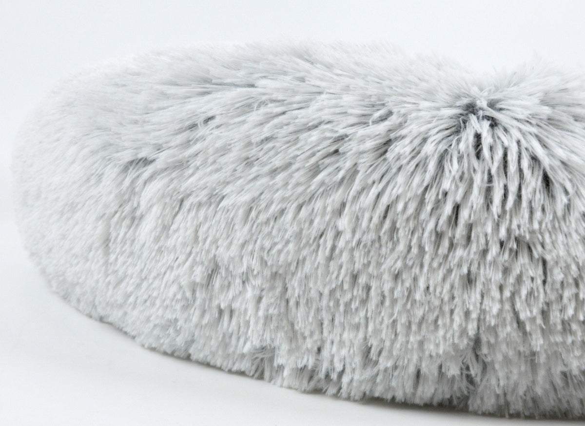 Mr. Peanuts 28" OrthoPlush® Pet Bed - Snowflake White Two Tone