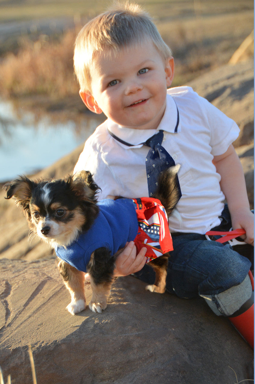 Sailboats Boxer Shorts for Dogs