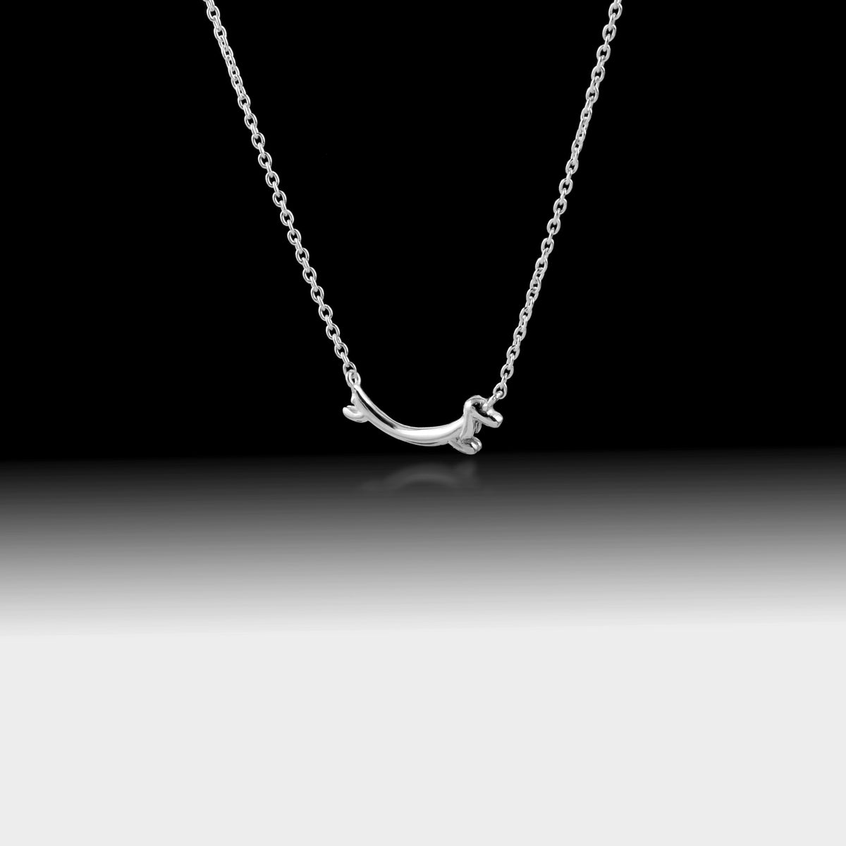 Dachshund Necklace- 925 Sterling Silver 18k Gold Plated