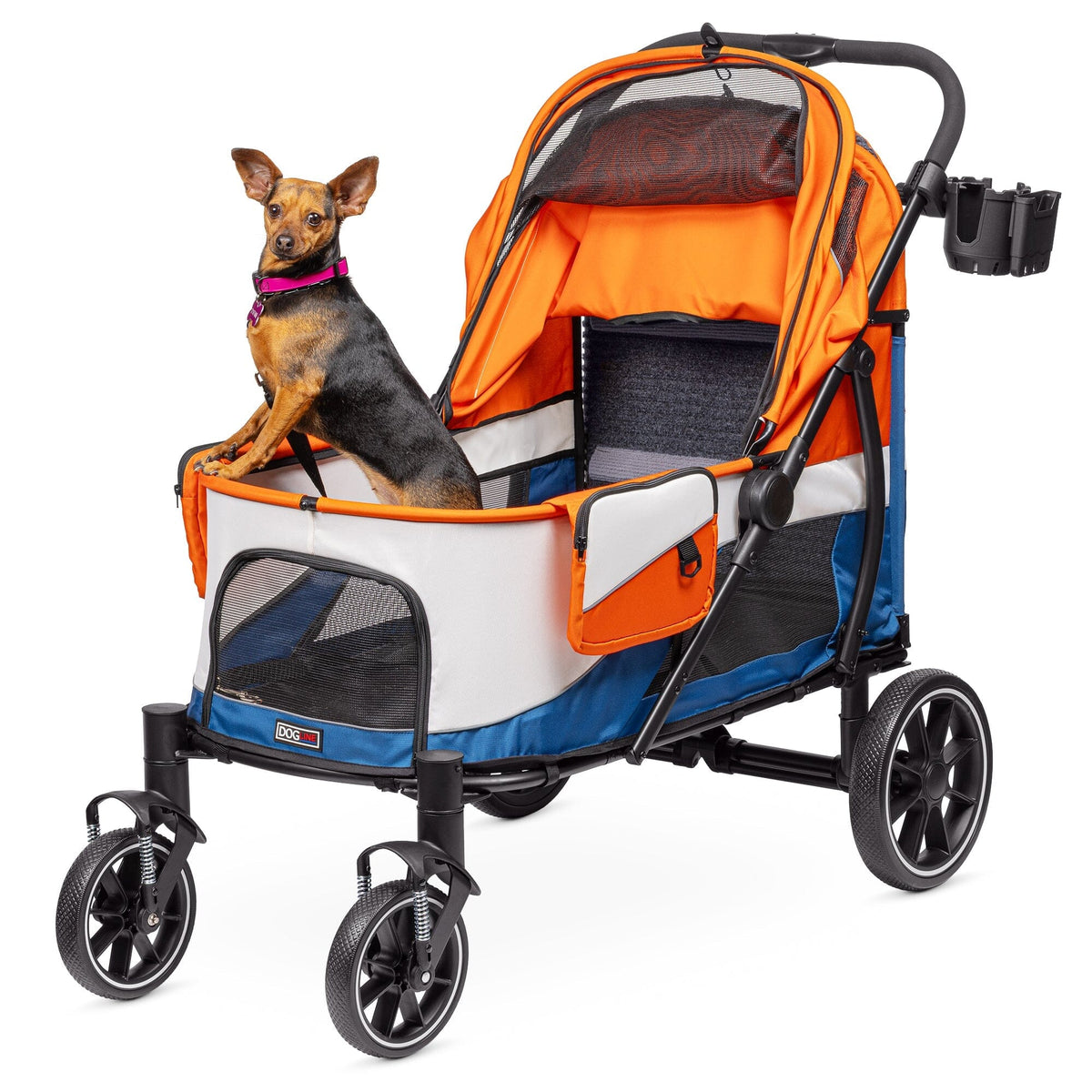 Dogline Powerhouse Pet Cruiser Stroller with Access Ramp