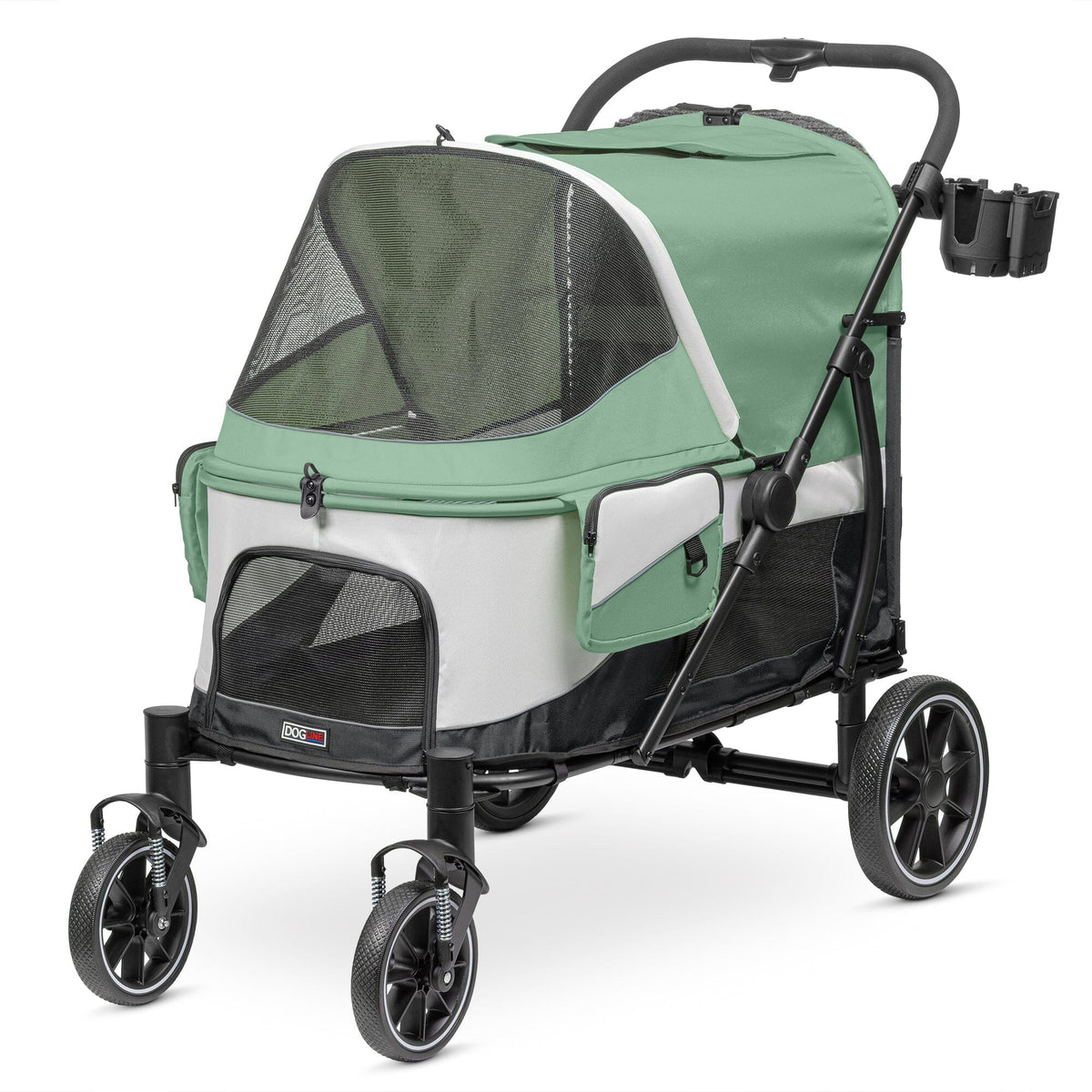 Dogline Powerhouse Pet Cruiser Stroller with Access Ramp