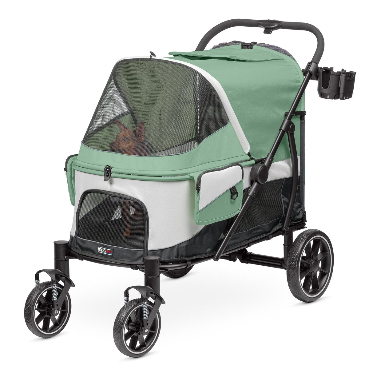 Dogline Powerhouse Pet Cruiser Stroller with Access Ramp