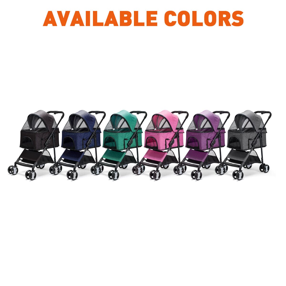 Dogline Executive Pet Stroller with Removable Cradle