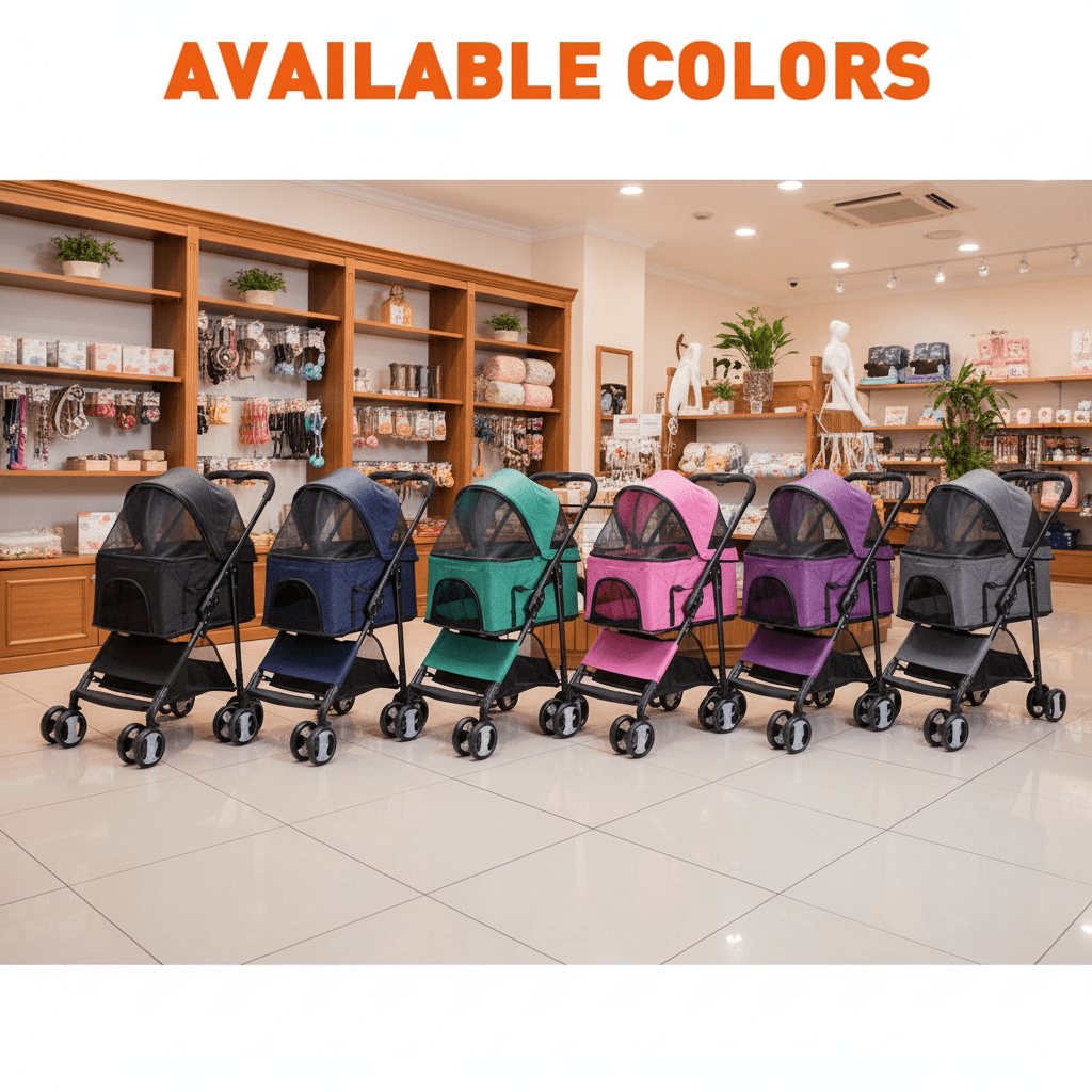 Dogline Executive Pet Stroller with Removable Cradle