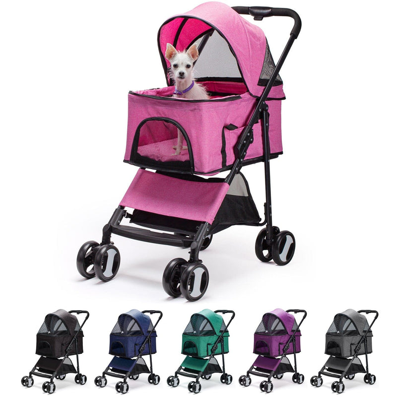 Dogline Executive Pet Stroller with Removable Cradle