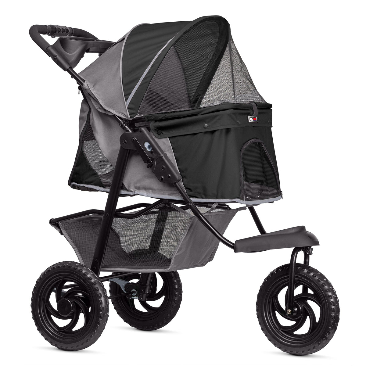 Dogline TrailRunner Pet Stroller with 12-Inch Rubber Tires