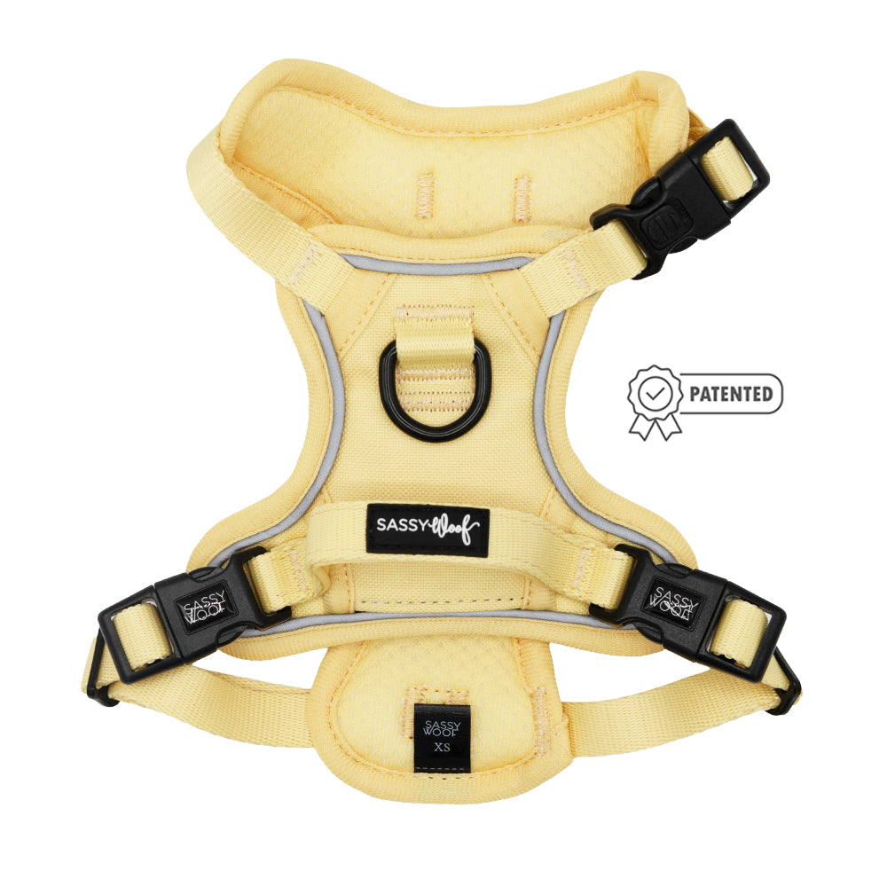 Dog Step-in Harness - Daffodil