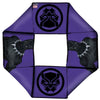 MARVEL AVENGERS 

Dog Toy Squeaky Octagon Flyer - Black Panther Standing Pose/Black Panther Icon Purple/Black