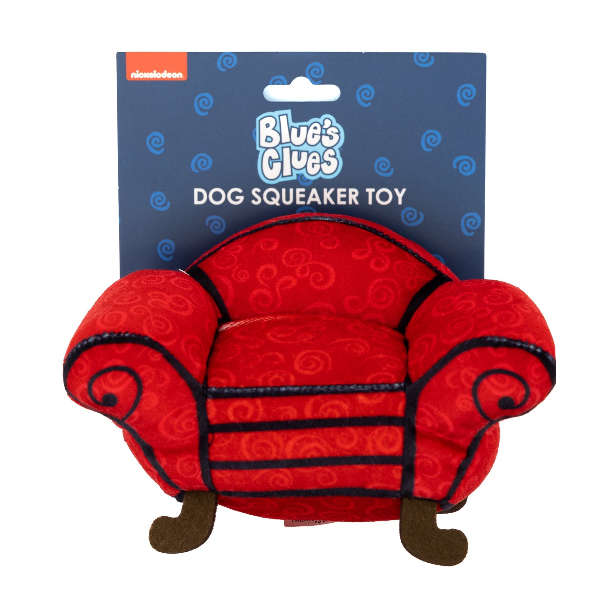 Dog Toy Squeaker Plush - Blues Clues Thinking Chair Replica 