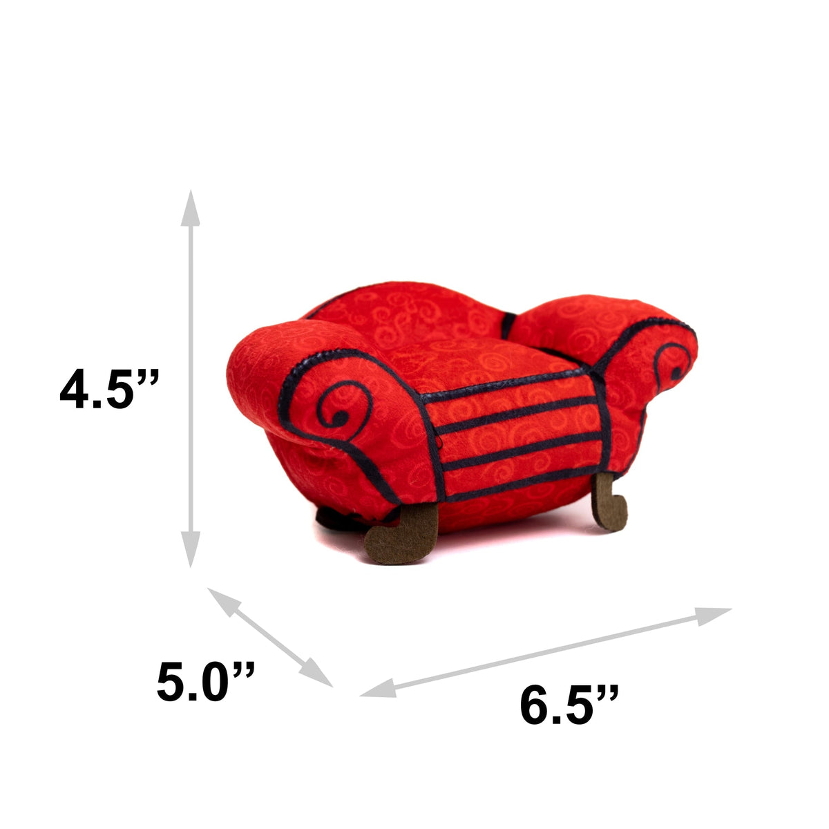 Dog Toy Squeaker Plush - Blues Clues Thinking Chair Replica 
