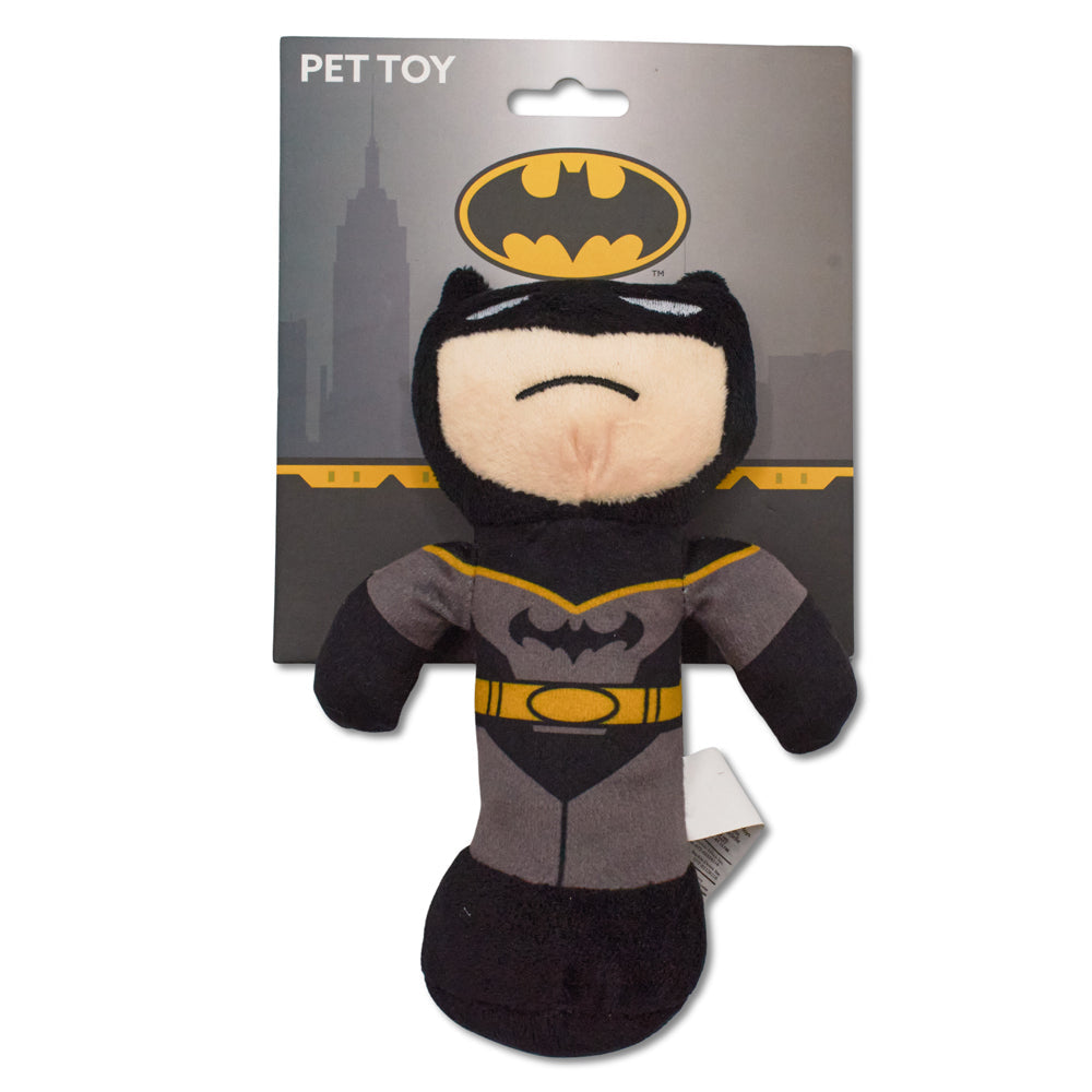 Dog Toy Squeaker Plush - DC Comics Batman Pose | HT Animal Supply