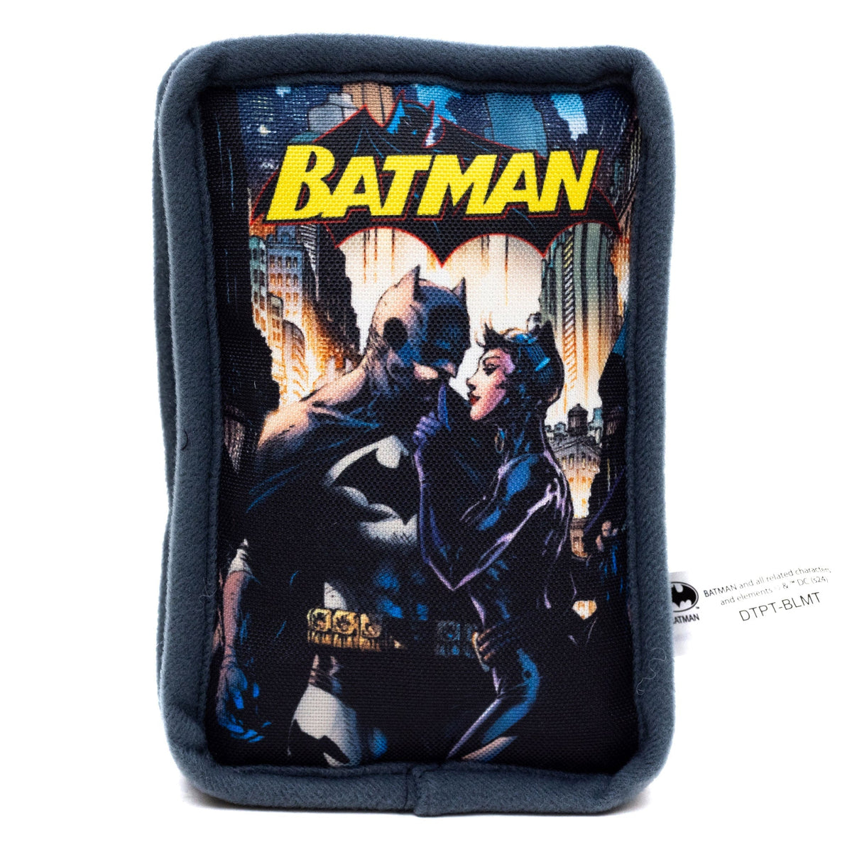 Dog Toy Squeaker Plush - Batman and Catwoman Jim Lee Hush Pose Comic Book Replica 