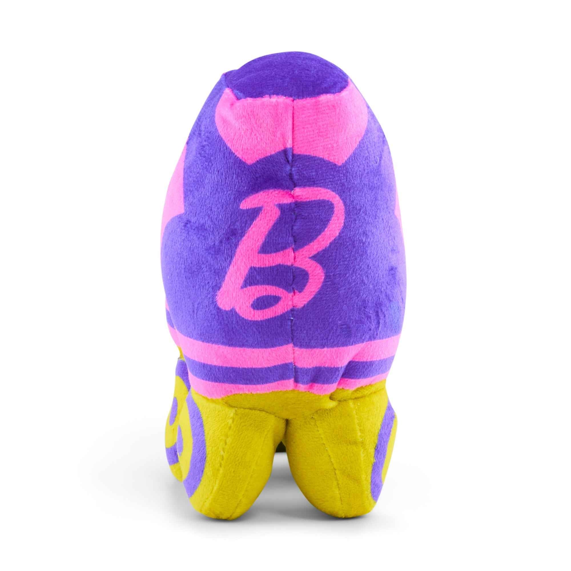 Dog Toy Squeaker Plush - Barbie Roller Skate Replica Pink/Blue