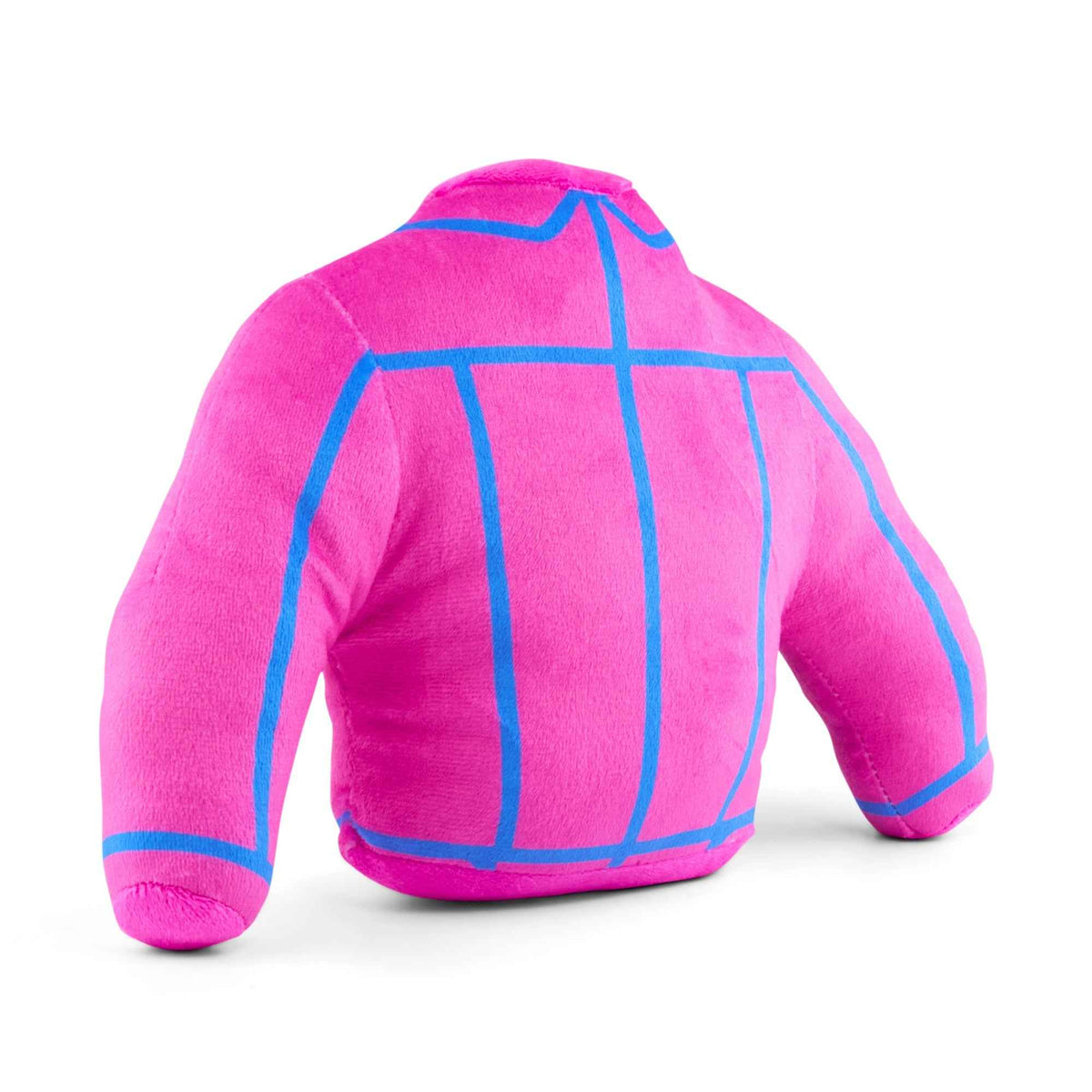 Dog Toy Squeaker Plush - Barbie Jacket Replica Pink/Blue