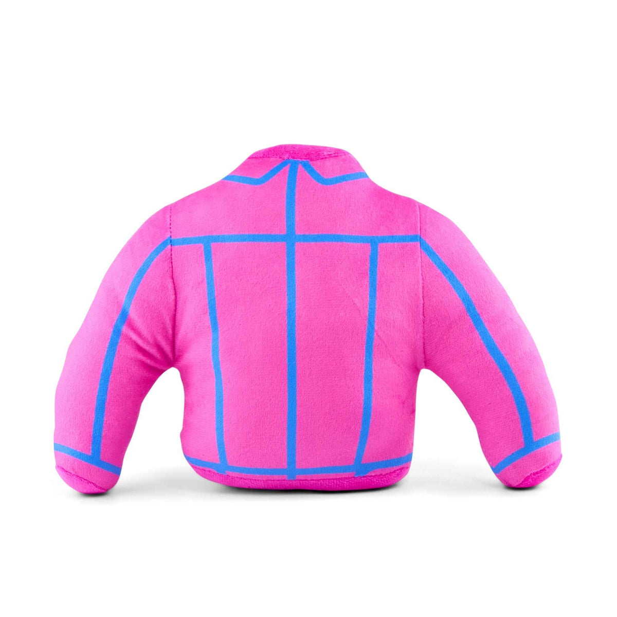 Dog Toy Squeaker Plush - Barbie Jacket Replica Pink/Blue