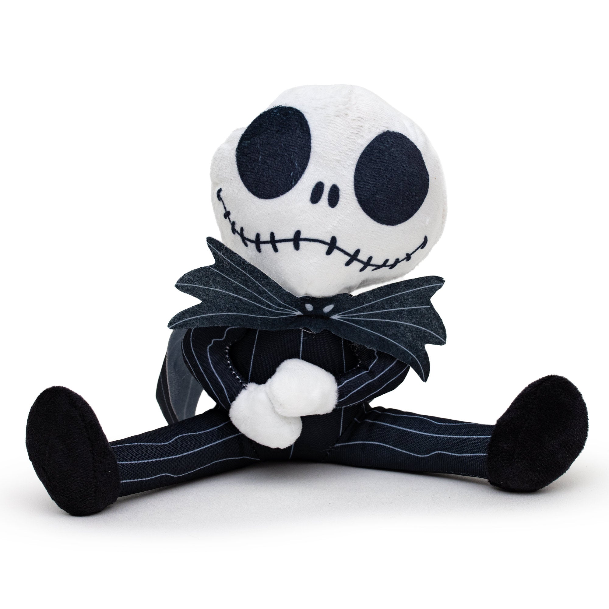 Dog Toy Squeaker Plush - The Nightmare Before Christmas Jack Sitting Pose 