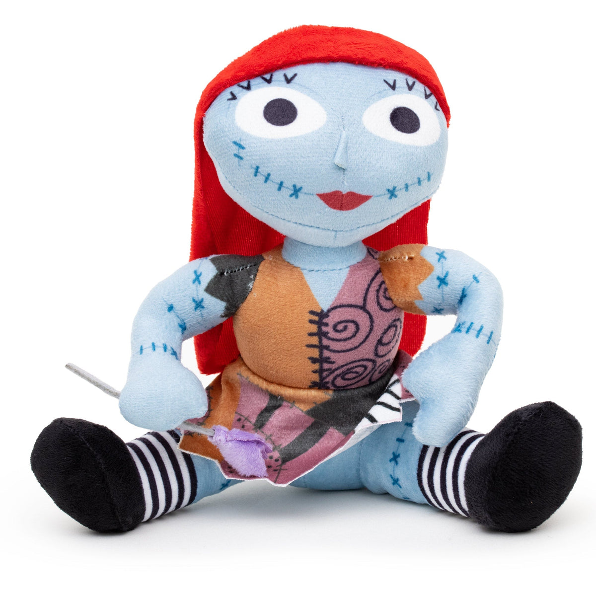 Dog Toy Squeaker Plush - The Nightmare Before Christmas Sally Sitting Pose 