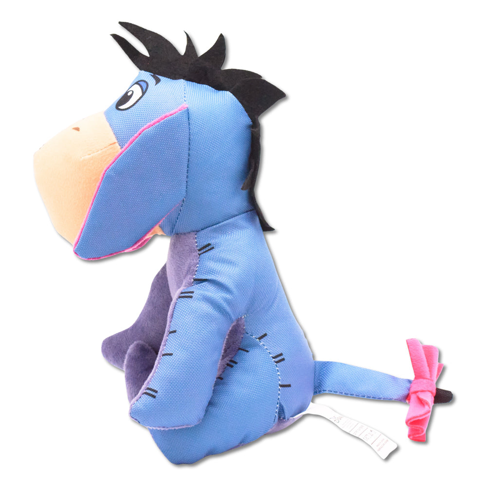 Dog Toy Ballistic Squeaker - Winnie the Pooh Eeyore Sitting Pose Blue | HT Animal Supply