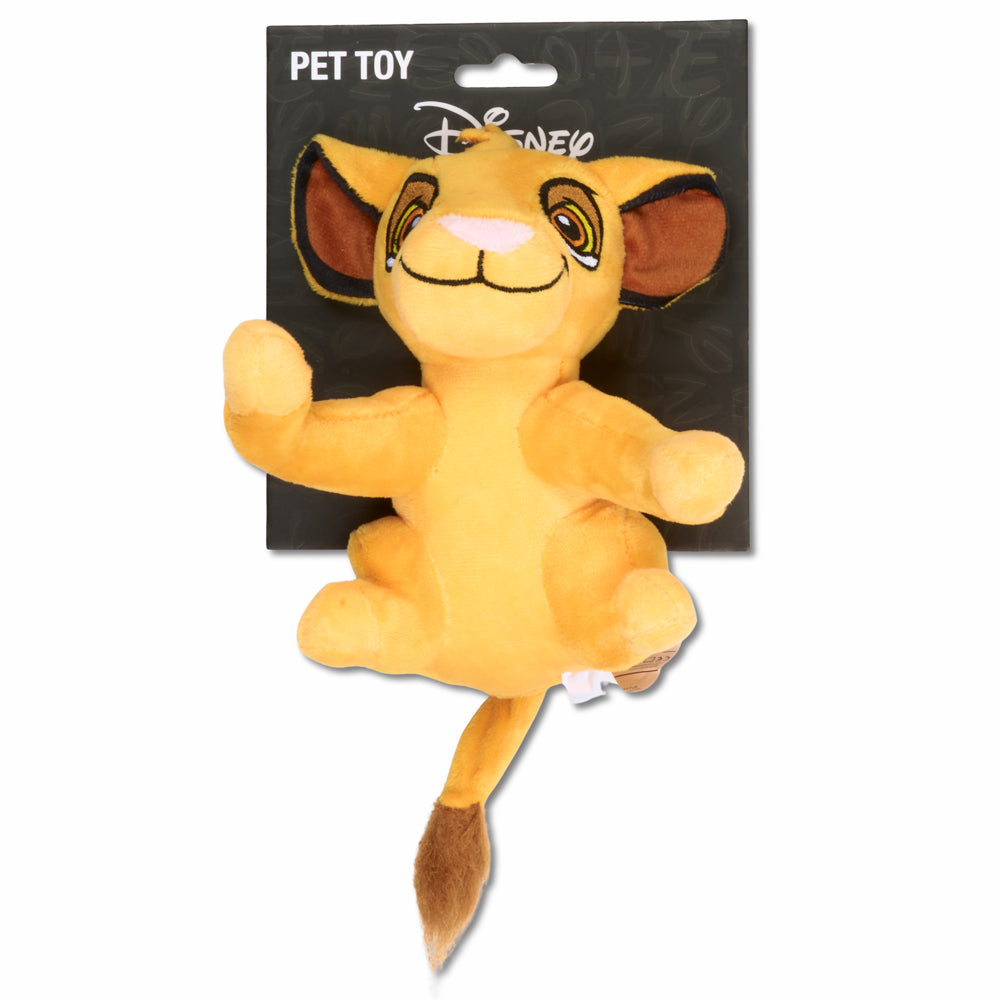 Buckle-Down Disney The Lion King Young Simba Pose Squeaky Plush Dog Toy