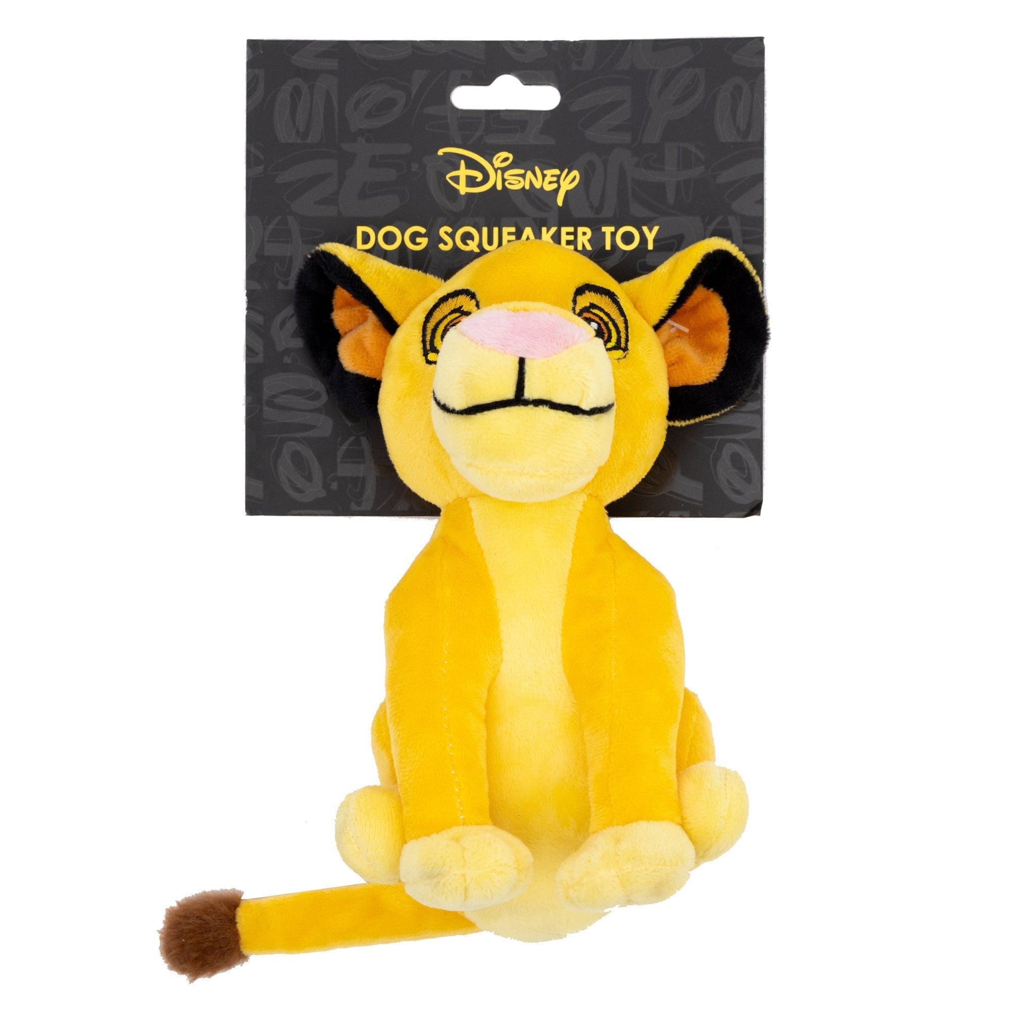 Dog Toy Squeaker Plush - Disney The Lion King Young Simba Full Body Pose 
