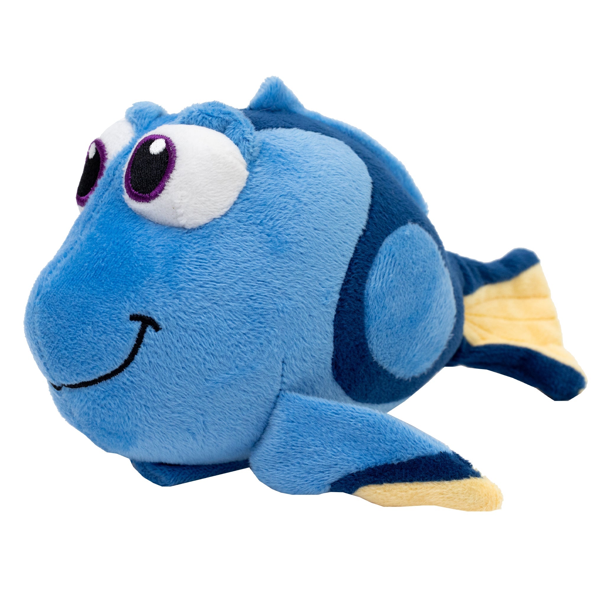 Dog Toy Squeaker Plush - Pixar Finding Nemo Dory Blue Tang Fish Full Body Pose