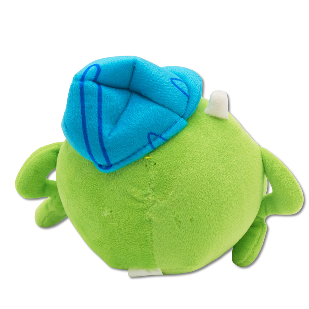 Dog Toy Squeaker Plush - Monsters, Inc. Mike Full Body Sitting Pose | HT Animal Supply