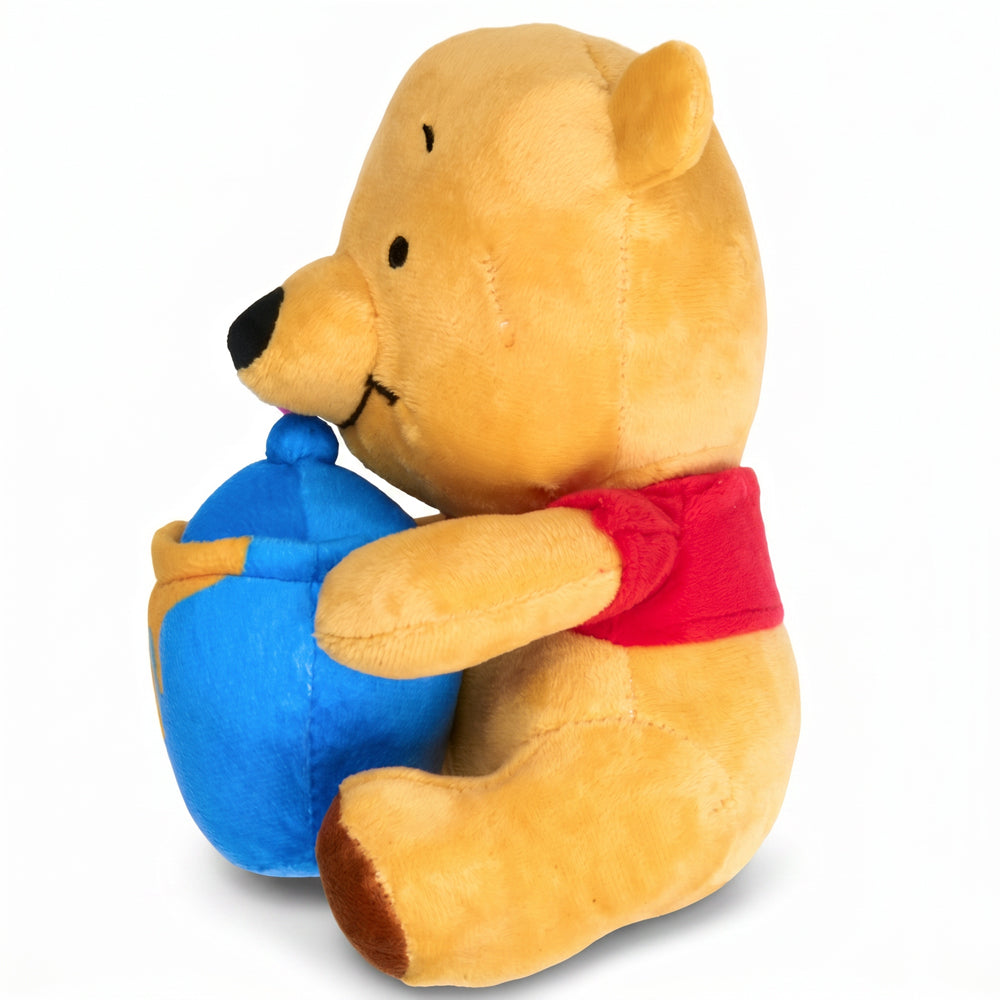 Buckle-Down Disney Winnie the Pooh Winking Hunny Pot Squeaky Plush Dog Toy