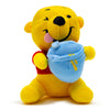 Dog Toy Squeaker Plush - Winnie the Pooh Winking Hunny Pot Sitting Pose
