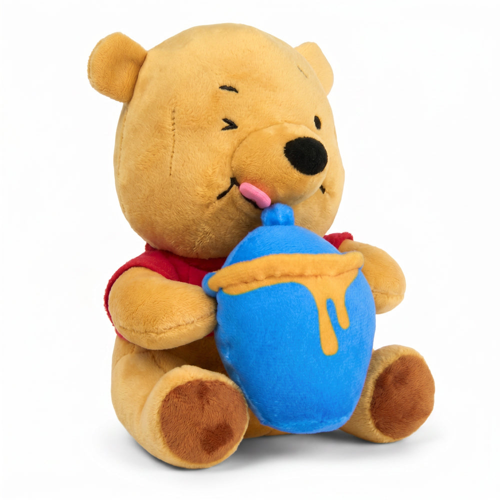 Buckle-Down Disney Winnie the Pooh Winking Hunny Pot Squeaky Plush Dog Toy