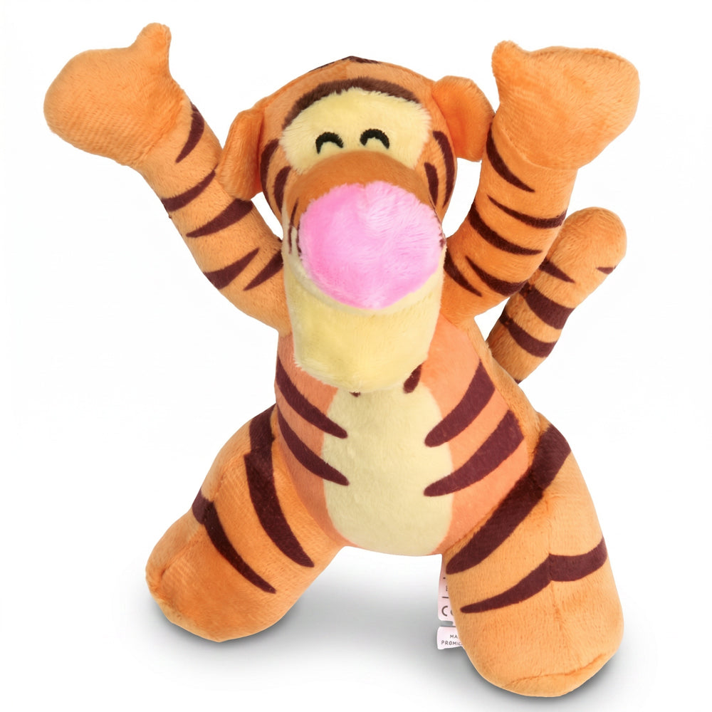 Buckle-Down Disney Winnie the Pooh Tiggers Arms Up Squeaky Plush Dog Toy