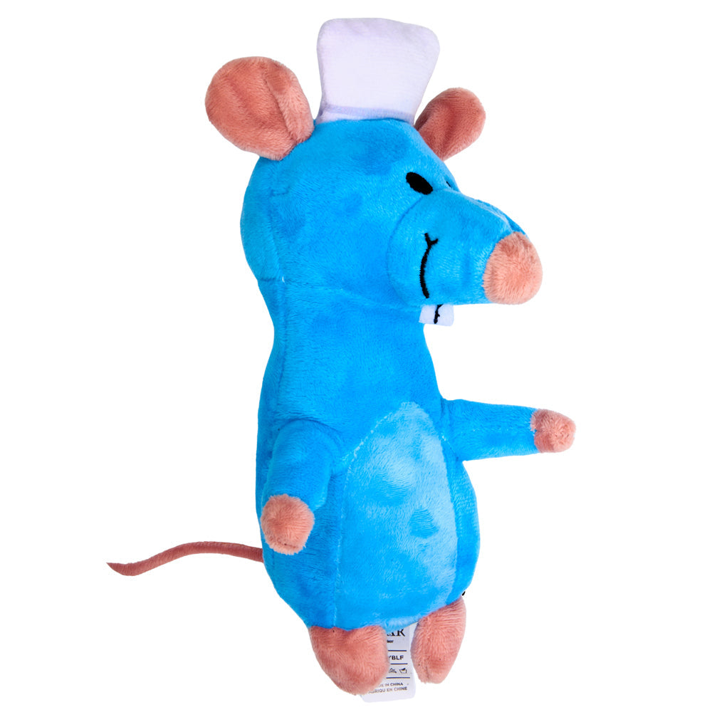 Buckle-Down Disney Ratatouille Chef Remy Rat Pose Squeaky Plush Dog Toy
