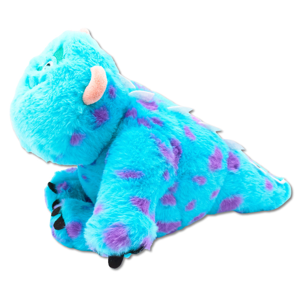 Dog Toy Squeaker Plush - Monsters, Inc. Furry Sulley Full Body Sitting Pose | HT Animal Supply