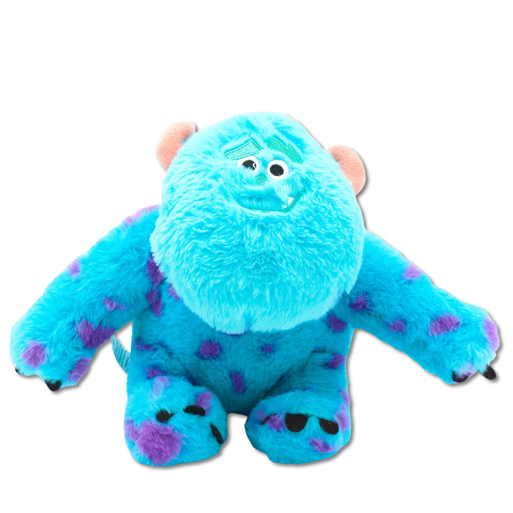 Dog Toy Squeaker Plush - Monsters, Inc. Furry Sulley Full Body Sitting Pose | HT Animal Supply