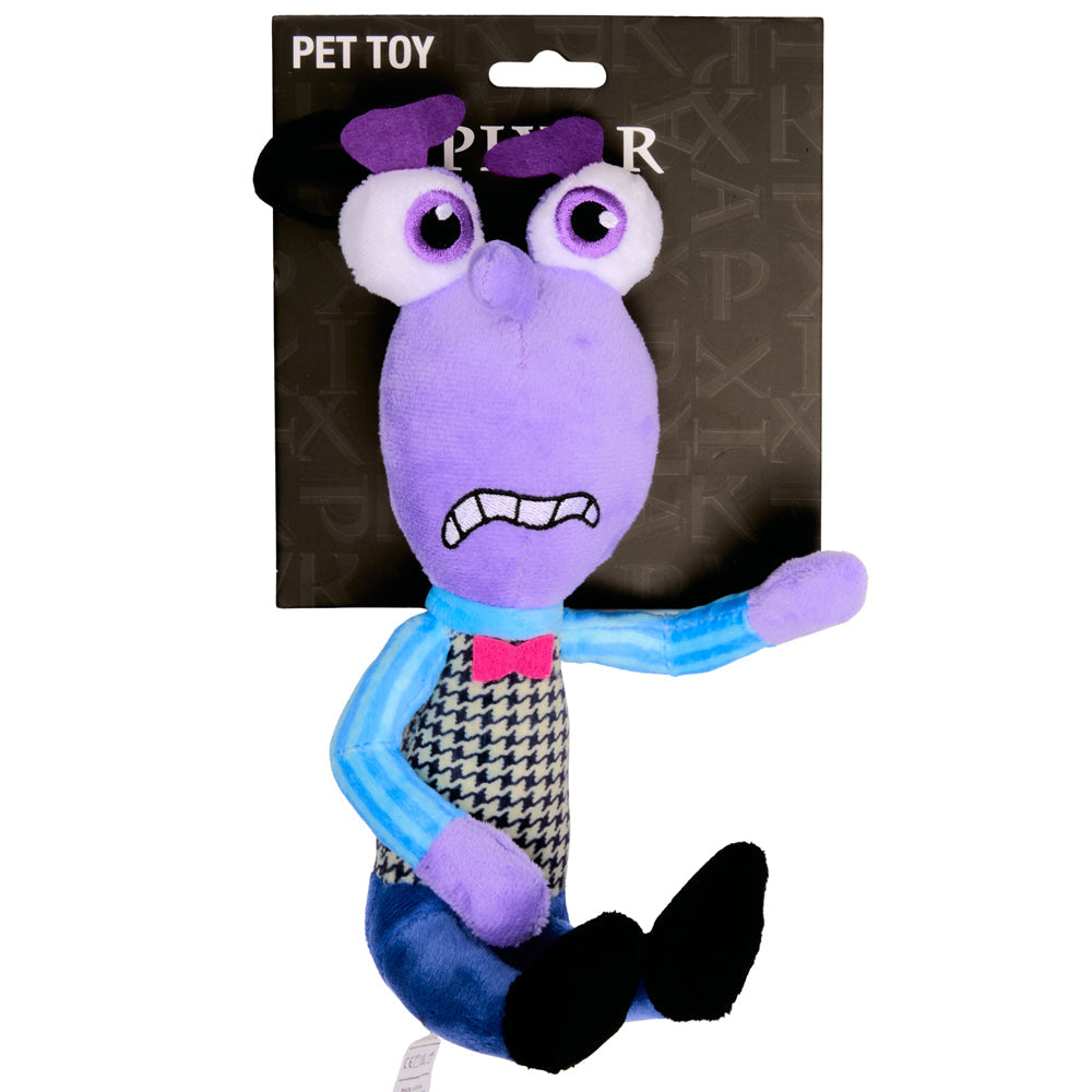 Buckle-Down Disney Pixar Inside Out Fear Pose Squeaky Plush Dog Toy
