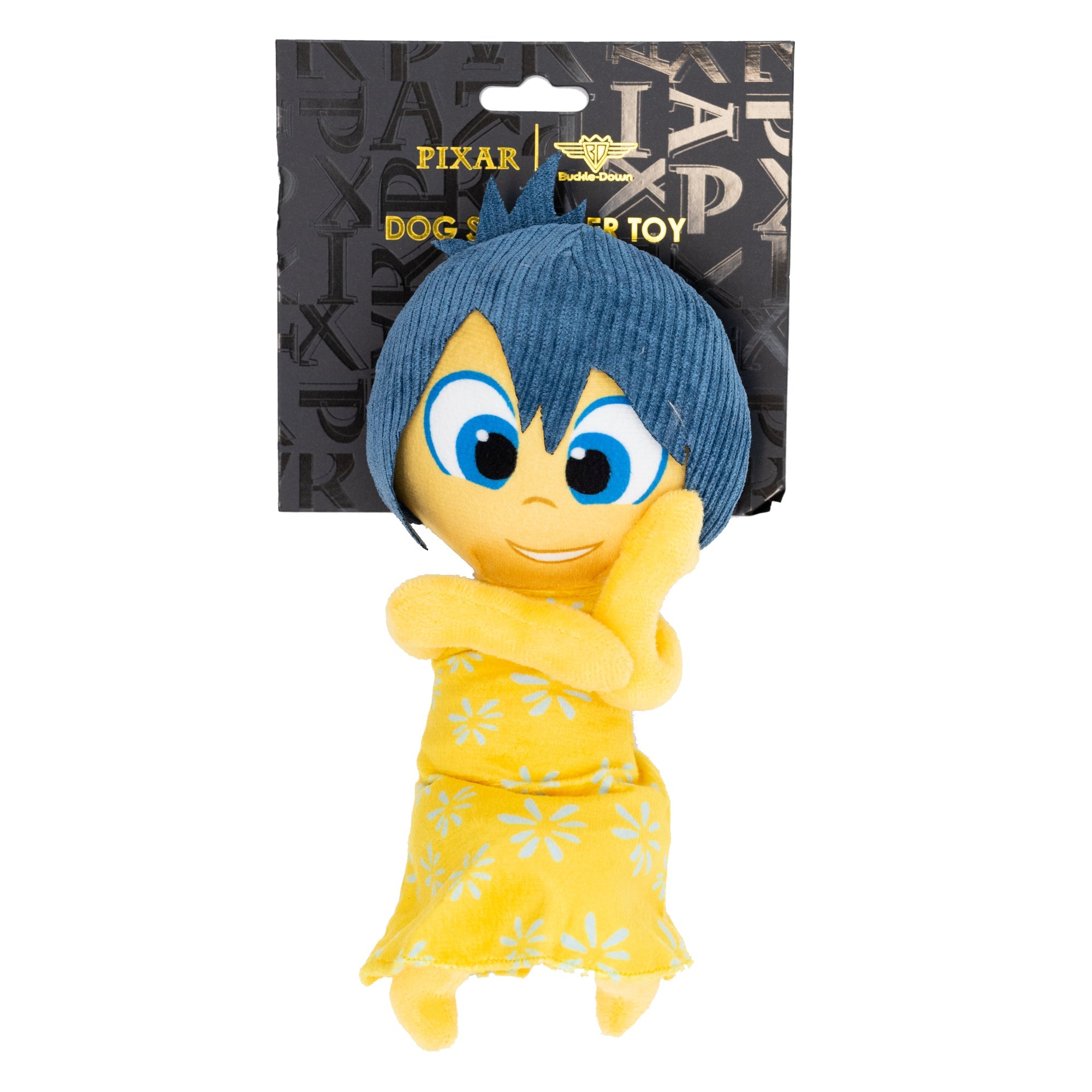 Dog Toy Squeaker Plush - Pixar Inside Out Joy Full Body Pose