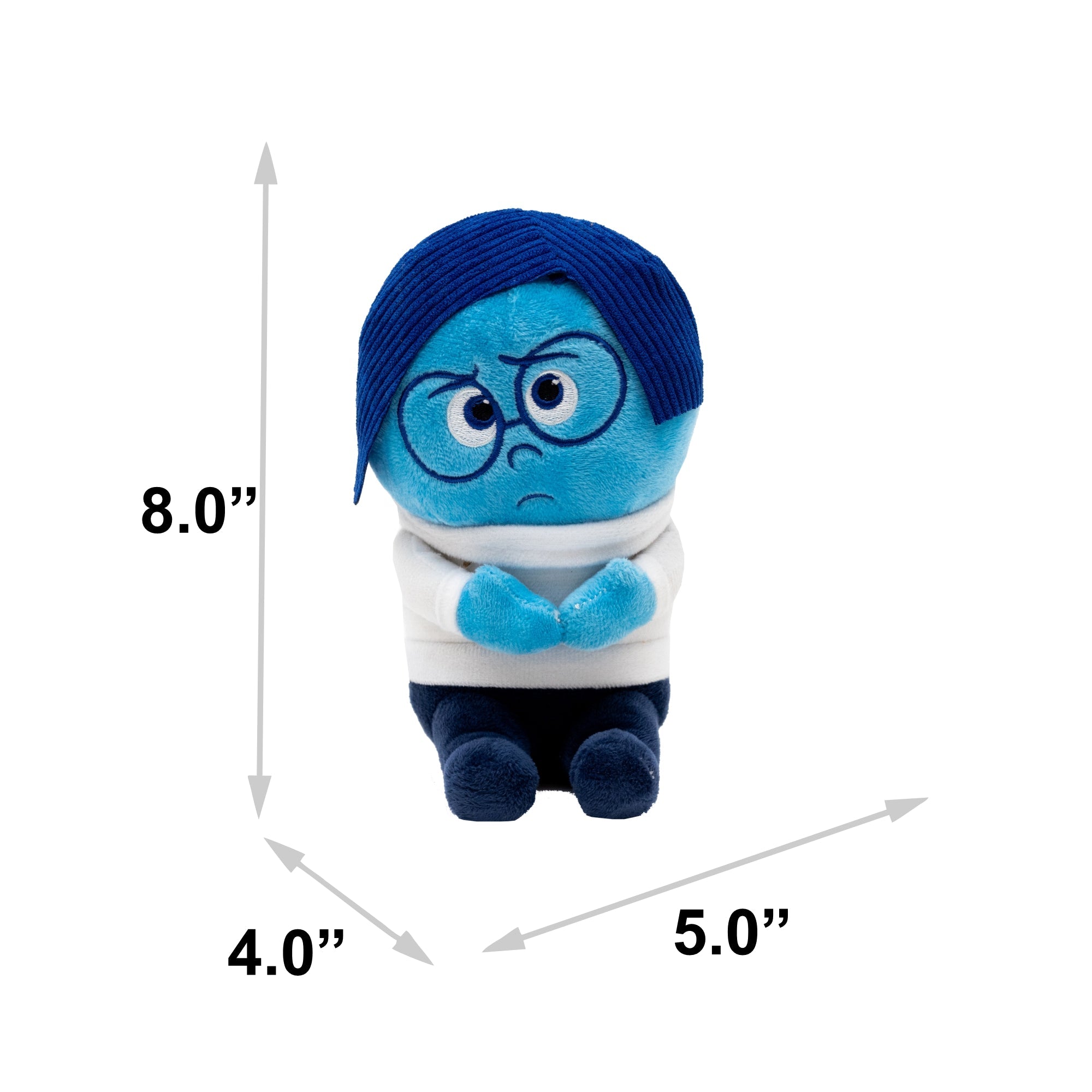 Dog Toy Squeaker Plush - Pixar Inside Out Sadness Full Body Pose