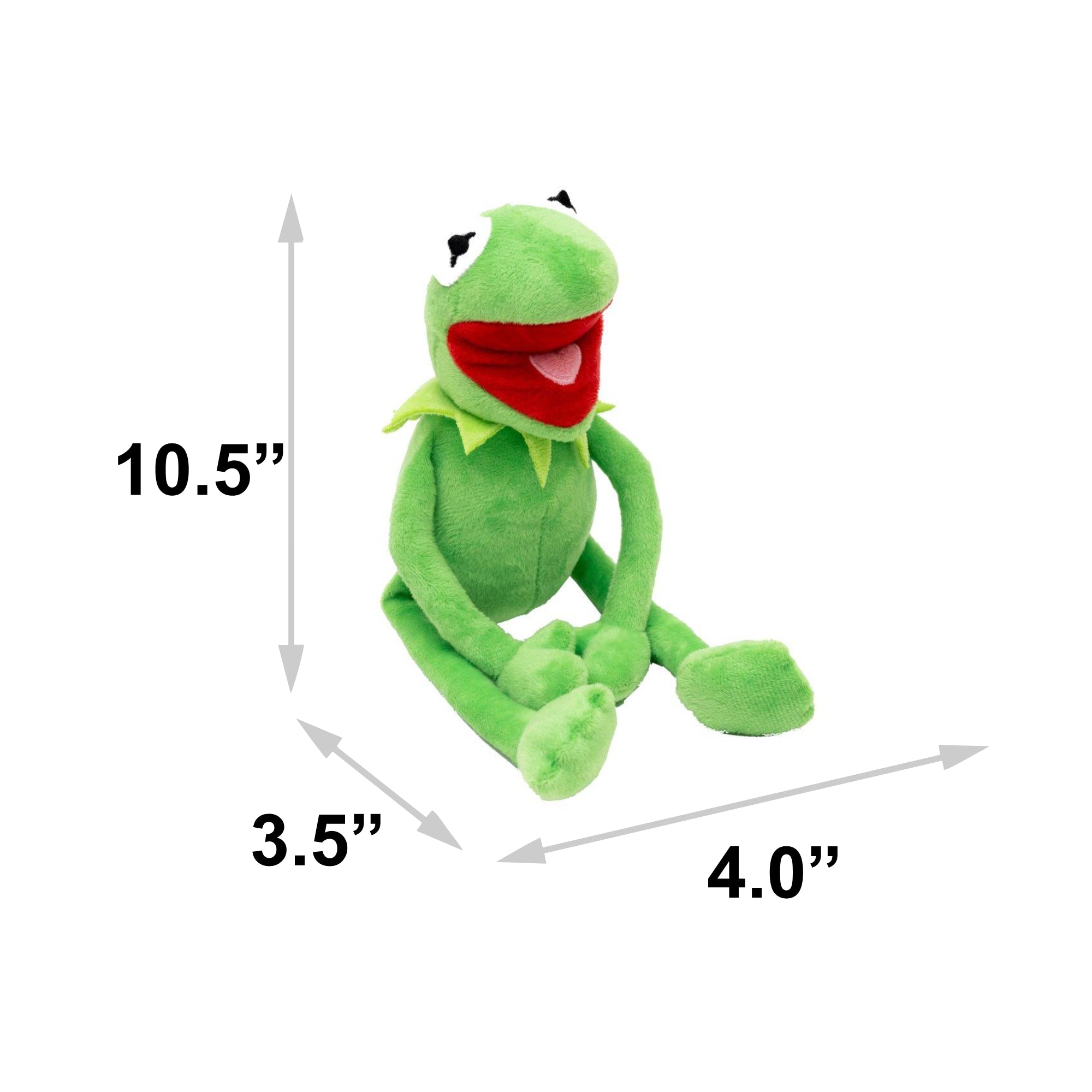 Dog Toy Squeaker Plush - The Muppets Kermit the Frog Full Body Pose 