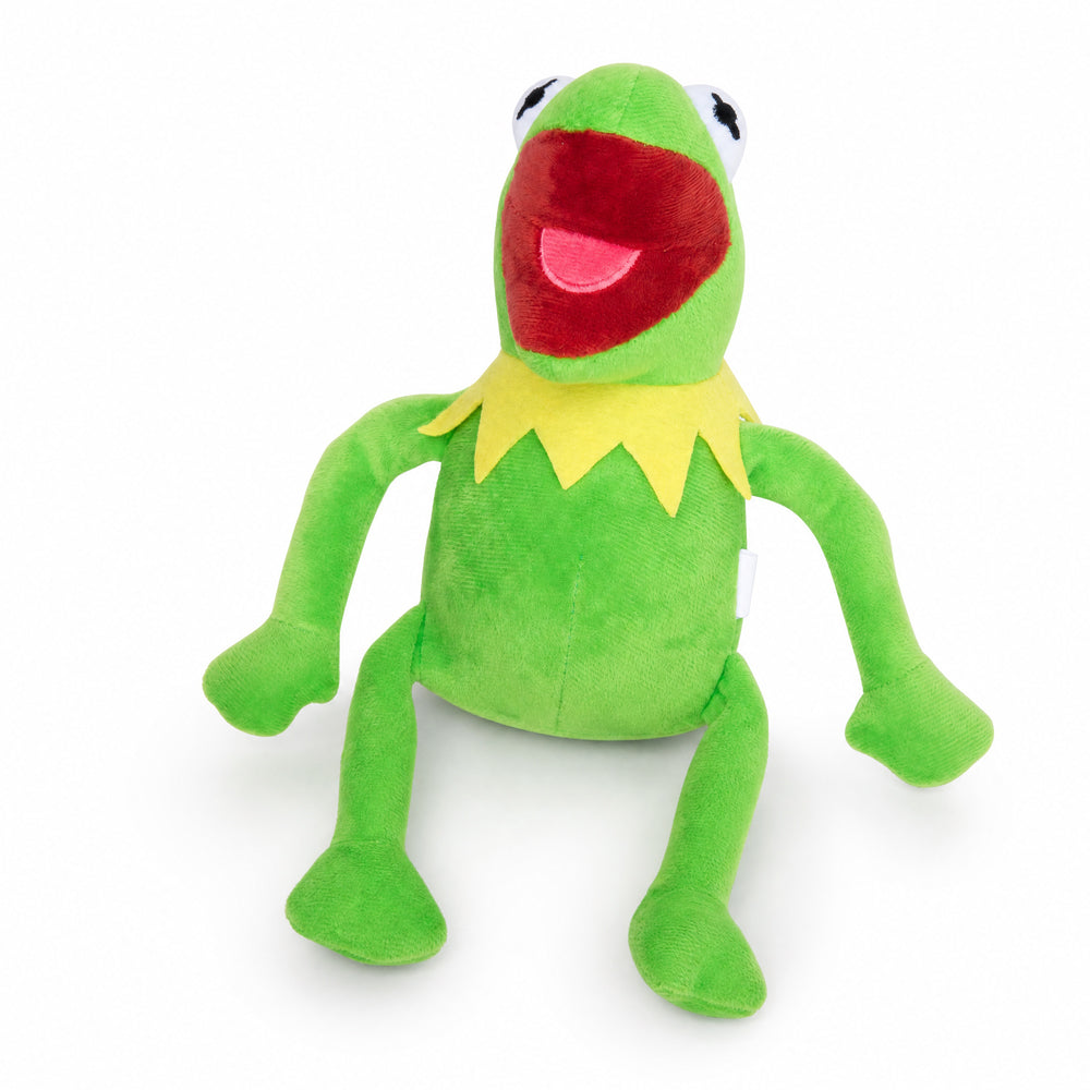 Buckle-Down Disney the Muppets Kermit the Frog Pose Squeaky Plush Dog Toy
