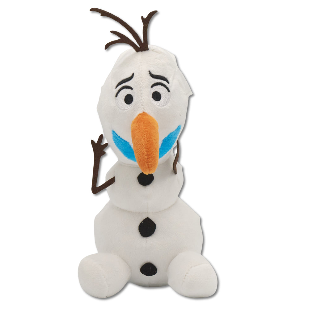 Dog Toy Squeaker Plush - Frozen Olaf Surprised Sitting Pose | HT Animal Supply