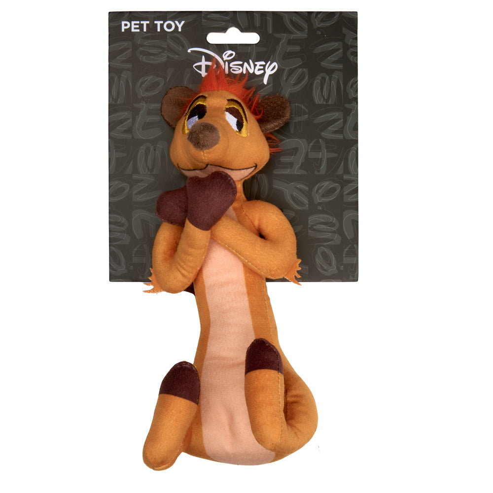 Buckle-Down Disney The Lion King Timon Pose Squeaky Plush Dog Toy