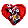 Buckle-Down Disney The Nightmare Before Christmas Jack and Sally Heart Pose Squeaky Plush Dog Toy
